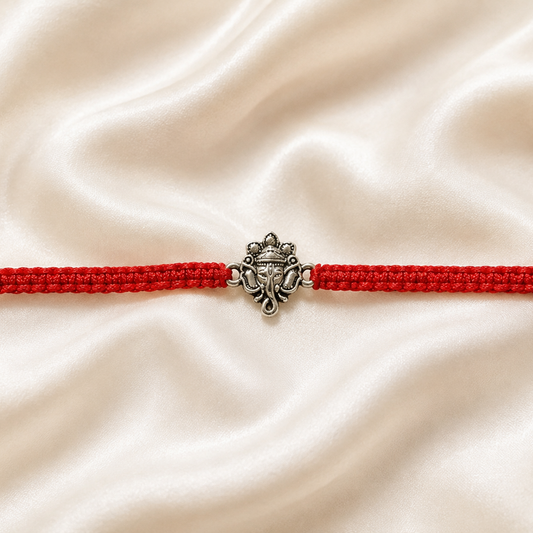 SILVER RAKSHABANDHAN RAKHI