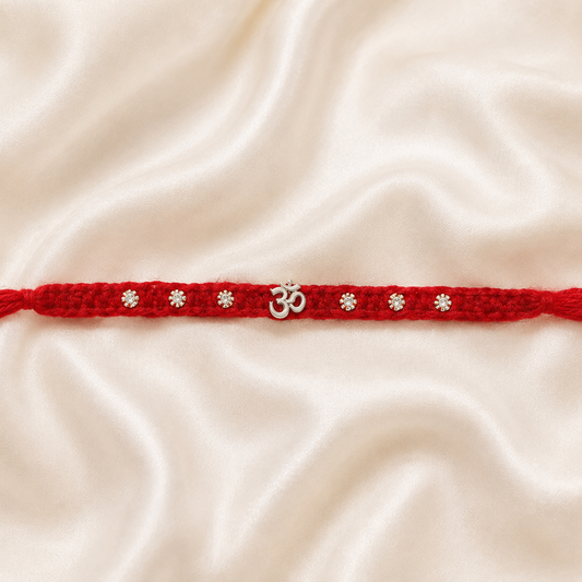 SILVER RAKSHABANDHAN RAKHI