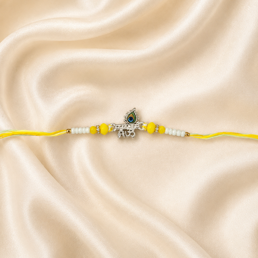 SILVER RAKSHABANDHAN RAKHI