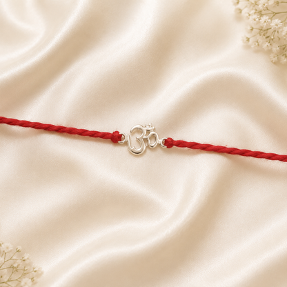 SILVER RAKSHABANDHAN RAKHI