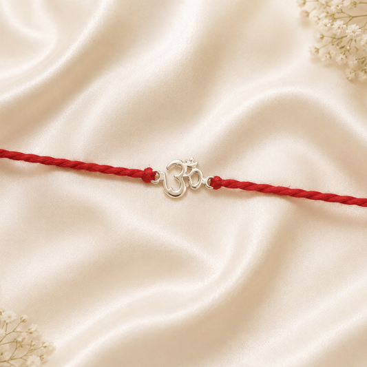 SILVER RAKSHABANDHAN RAKHI