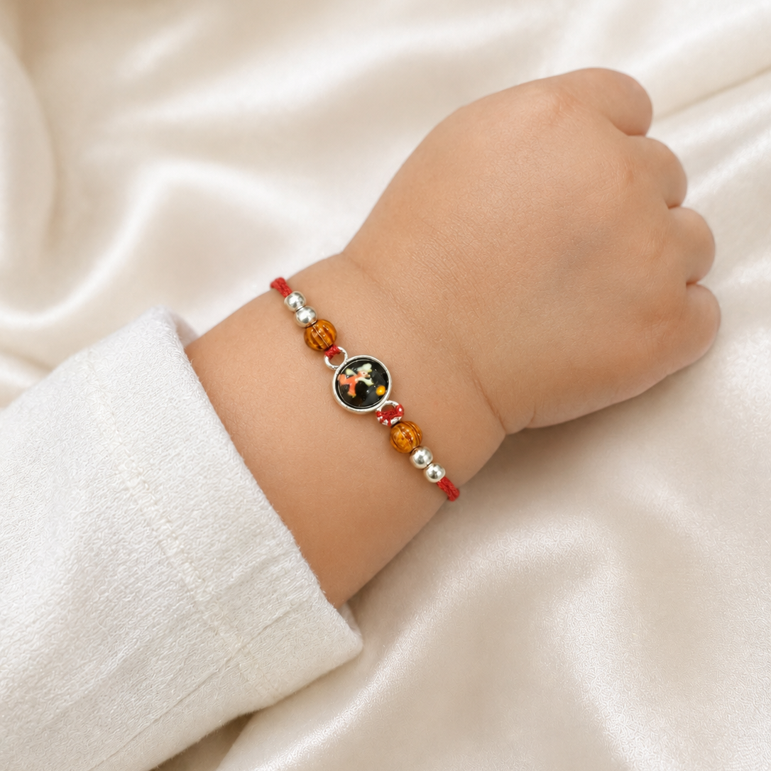 SILVER RAKSHABANDHAN RAKHI