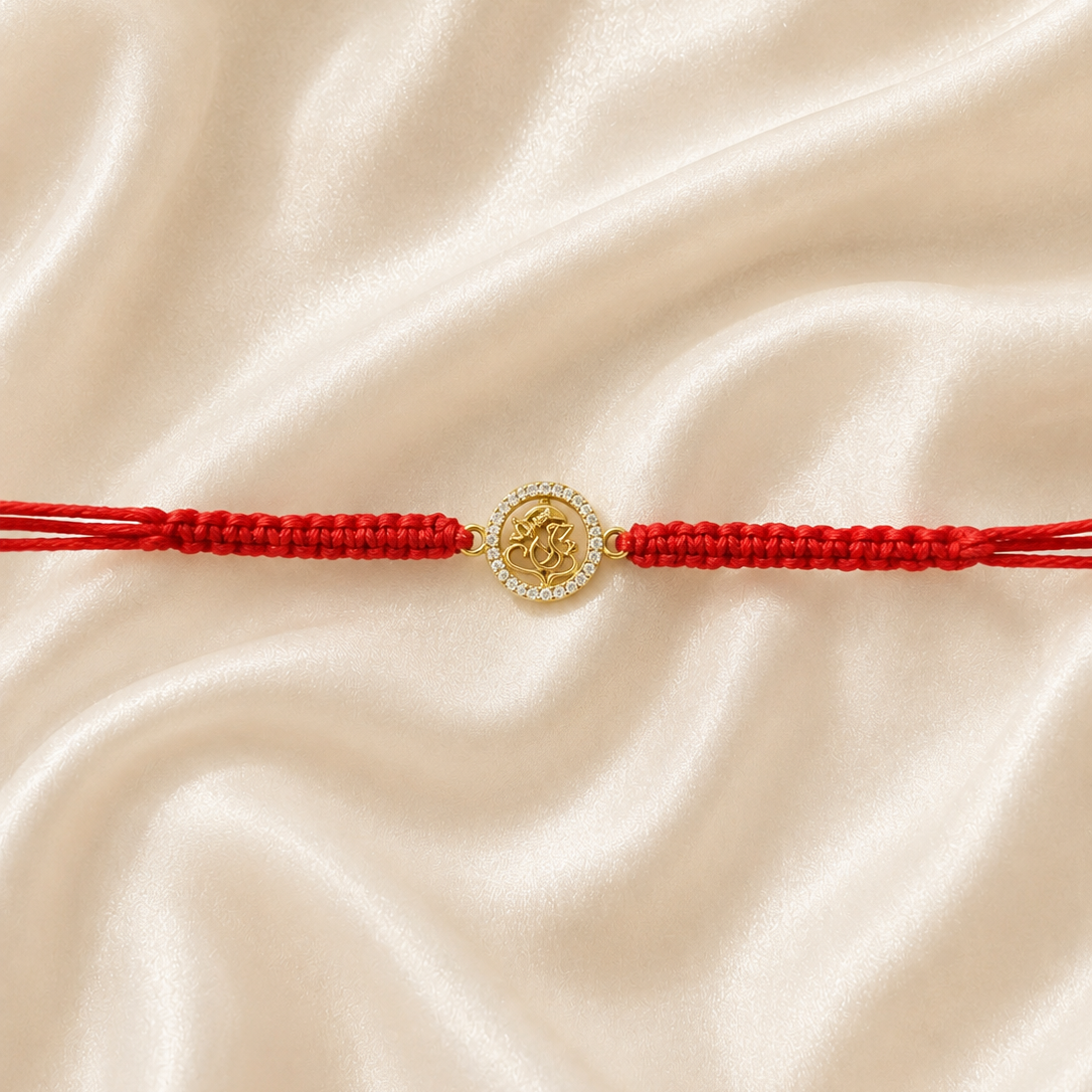 SILVER RAKSHABANDHAN RAKHI