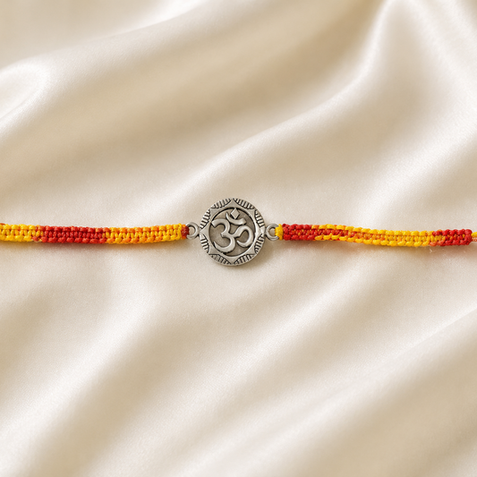 SILVER RAKSHABANDHAN RAKHI