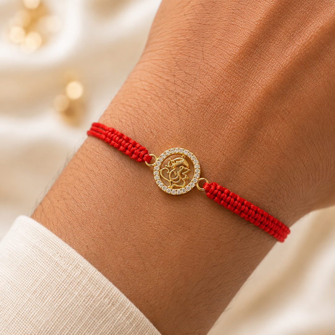 SILVER RAKSHABANDHAN RAKHI