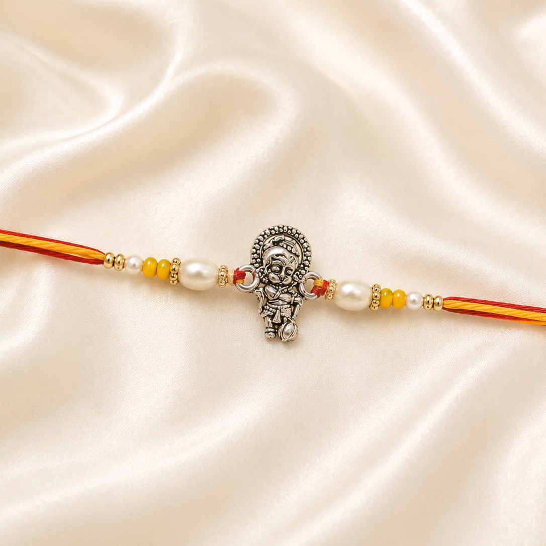 SILVER RAKSHABANDHAN RAKHI