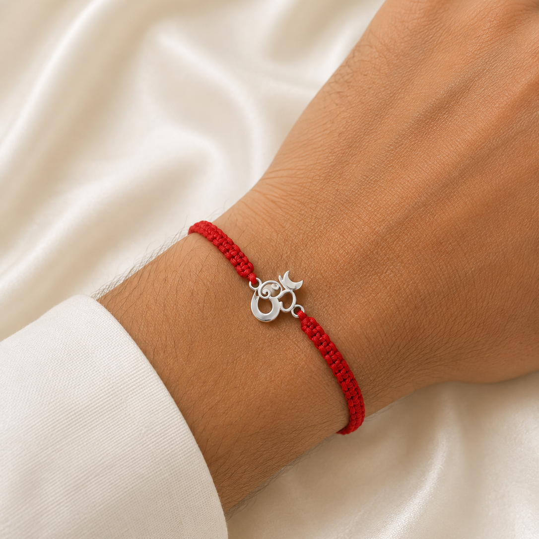 SILVER RAKSHABANDHAN RAKHI