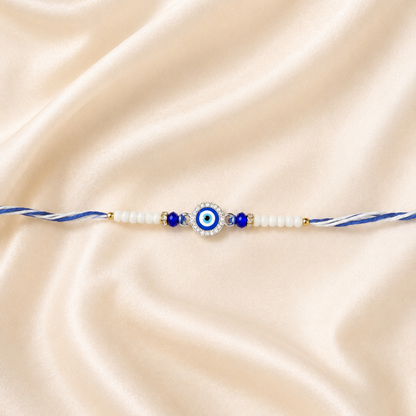 SILVER RAKSHA BANDHN RAKHI