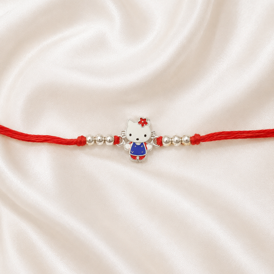SILVER RAKSHABANDHAN RAKHI