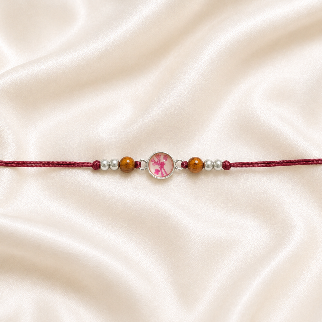 SILVER RAKSHABANDHAN RAKHI
