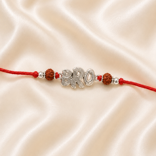 SILVER RAKSHABANDHAN RAKHI