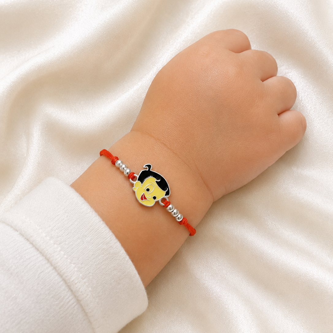 SILVER RAKSHABANDHAN RAKHI
