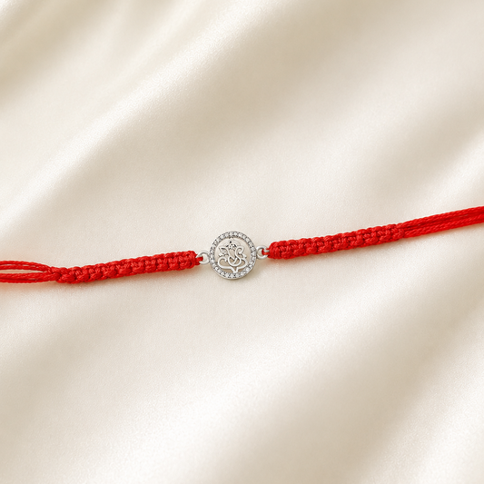 SILVER RAKSHABANDHAN RAKHI
