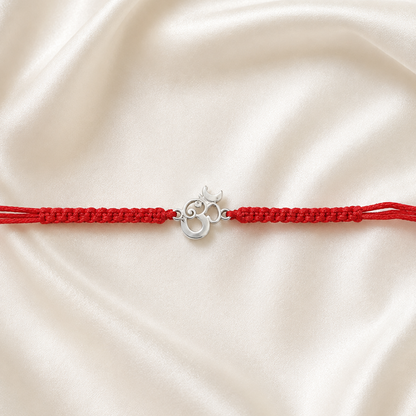 SILVER RAKSHABANDHAN RAKHI