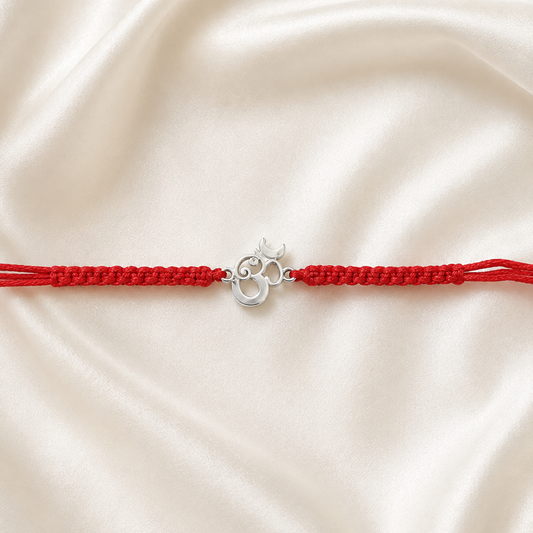 SILVER RAKSHABANDHAN RAKHI