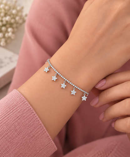 Celestial Star Charm Bracelet