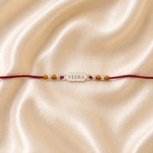 SILVER RAKSHABANDHAN RAKHI