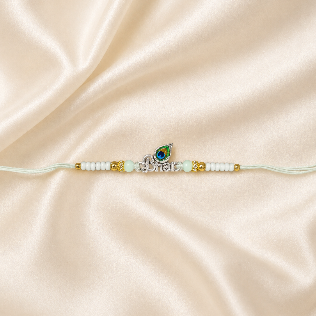 SILVER RAKSHABANDHAN RAKHI