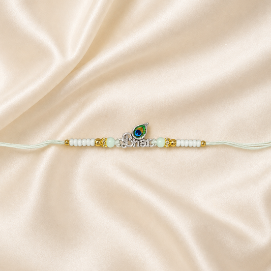 SILVER RAKSHABANDHAN RAKHI