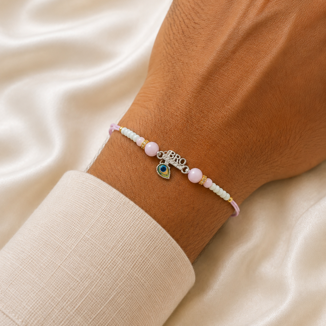 SILVER RAKSHABANDHAN RAKHI