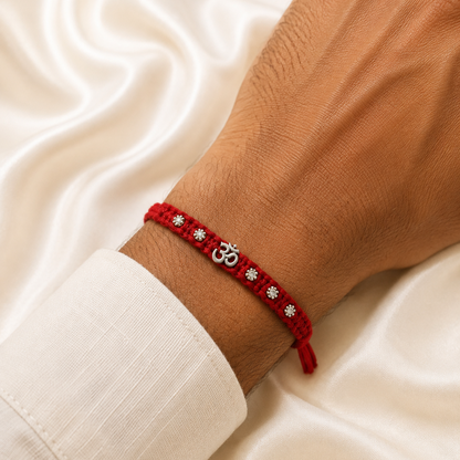SILVER RAKSHABANDHAN RAKHI