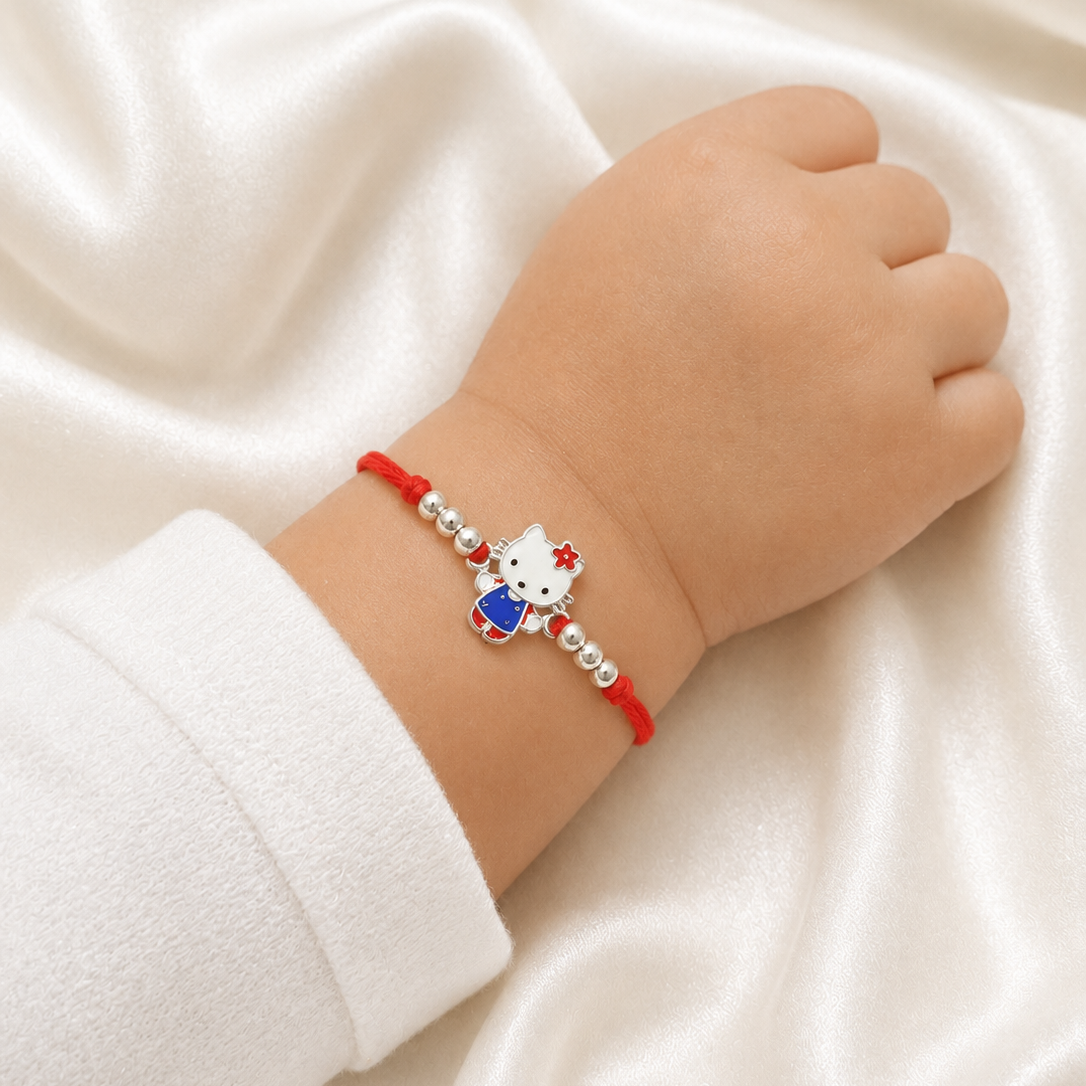 SILVER RAKSHABANDHAN RAKHI