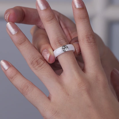 White Luxe Silver Ceramic Set