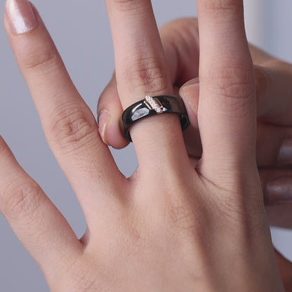 Elegant & Simple Rose Ceramic Ring