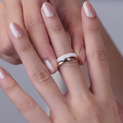 Zen Twist- Dual Tone Silver Rose Set