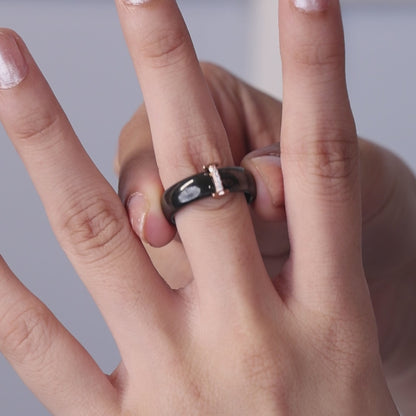 Rose Glow Ceramic Silver Set