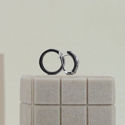 Silver Black Luxe Diamond Set