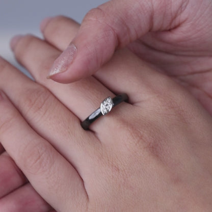 Eternal Noir Leaf Silver Set