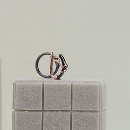 Twilight Twist Silver Rose Set