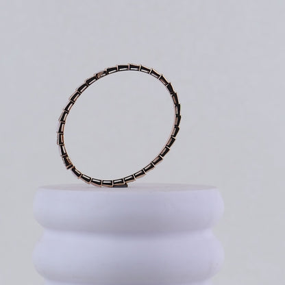 Premium Silver Ceramic Kada