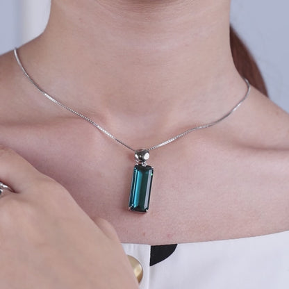 Blue Charm 925 Silver Set