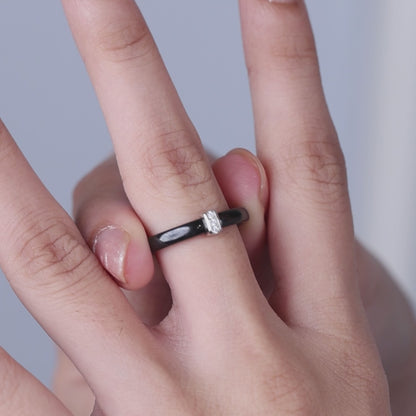 Modern Charm Black Silver Ceramic Set